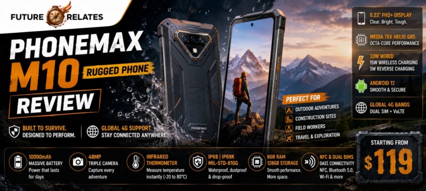 Phonemax M10 Rugged Phone
