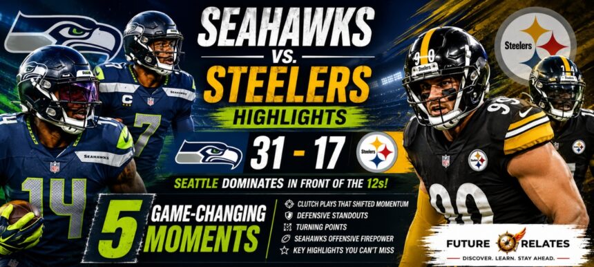 Seahawks vs. Steelers Highlights: 5 Game-Changing Moments From Seattle's 31-17 Victory