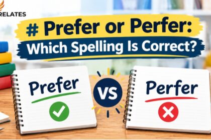 Prefer or Perfer correct spelling explained with grammar examples